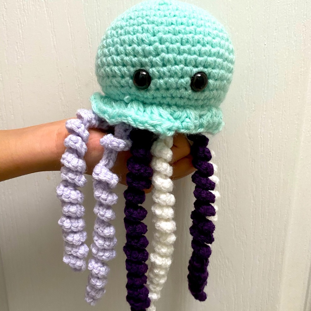 Jellyfish - (Hand Made Amigurumi Animals) - Picture 1 of 1